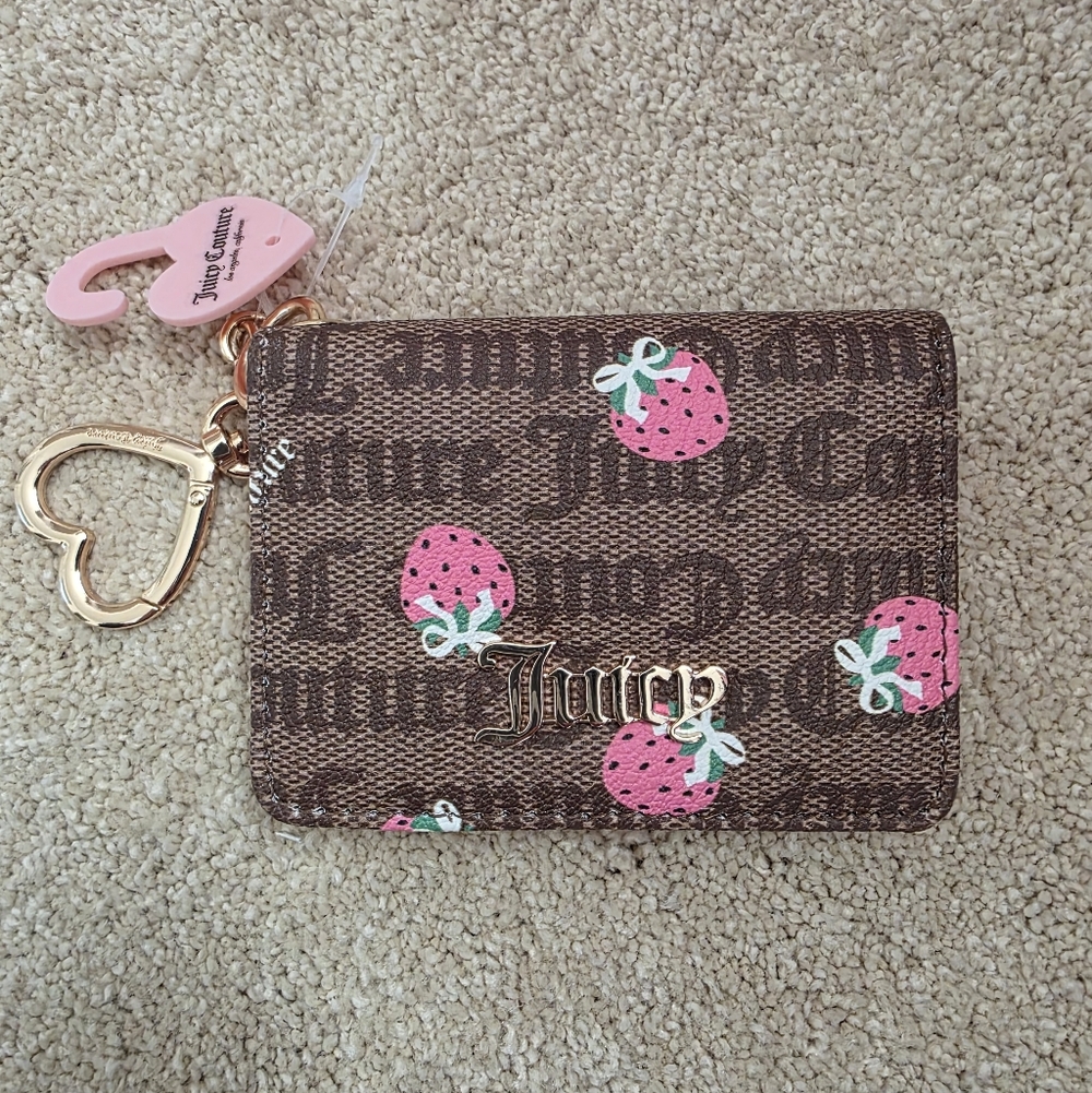 NWT Juicy Couture Berry Sweet Card Case